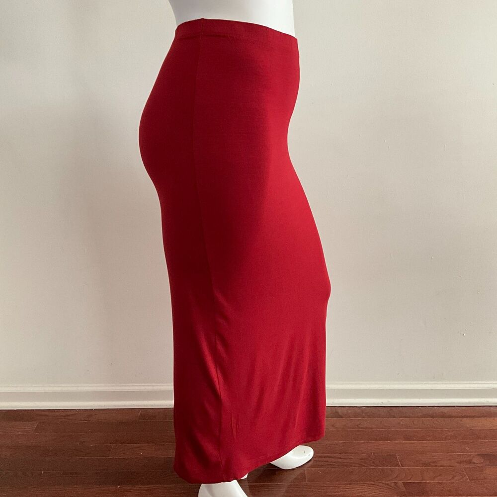 Hindahl & Skudelny Pencil Pull-on Elastic Waist Maxi Skirt S - Picture 6 of 9